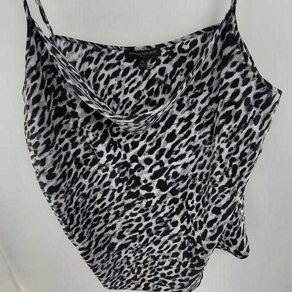 Banana republic silk animal print cami . Y2k 90s - Picture 5 of 6